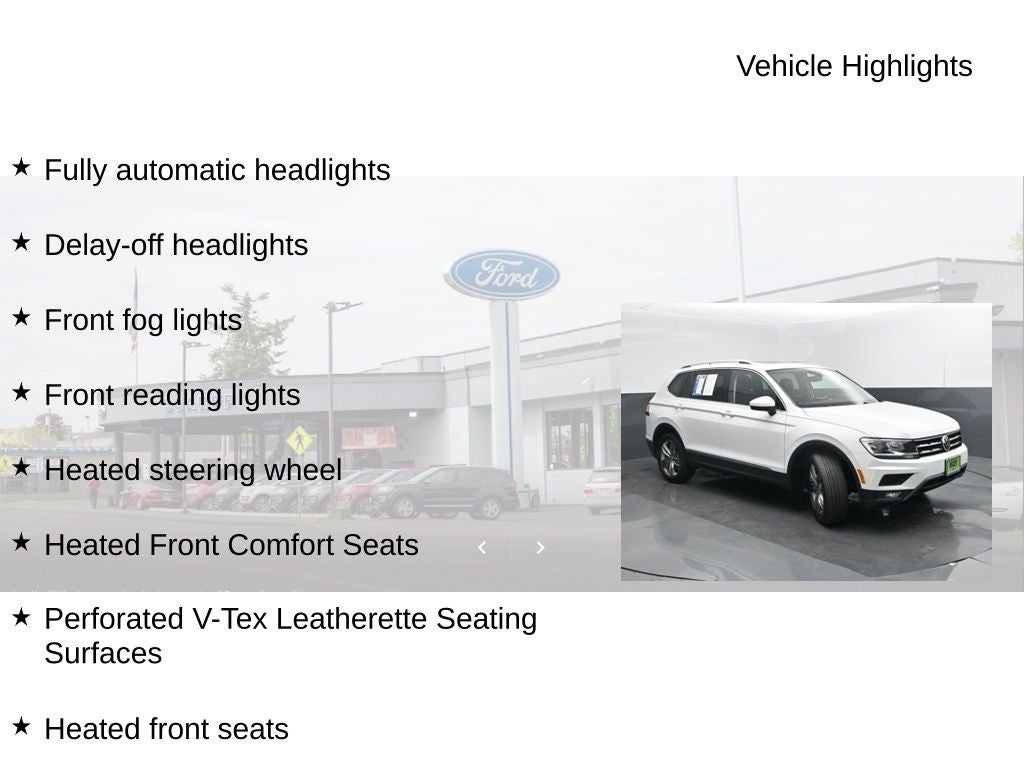 2020 Volkswagen Tiguan 2.0T SEL 4Motion