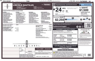 2024 Lincoln Nautilus Black Label