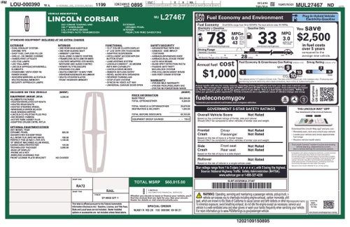 2021 Lincoln Corsair Plug-In Hybrid Grand Touring