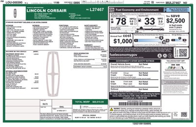 2021 Lincoln Corsair Plug-In Hybrid Grand Touring