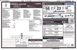 2023 Lincoln Aviator Plug-In Hybrid Black Label Grand Touring