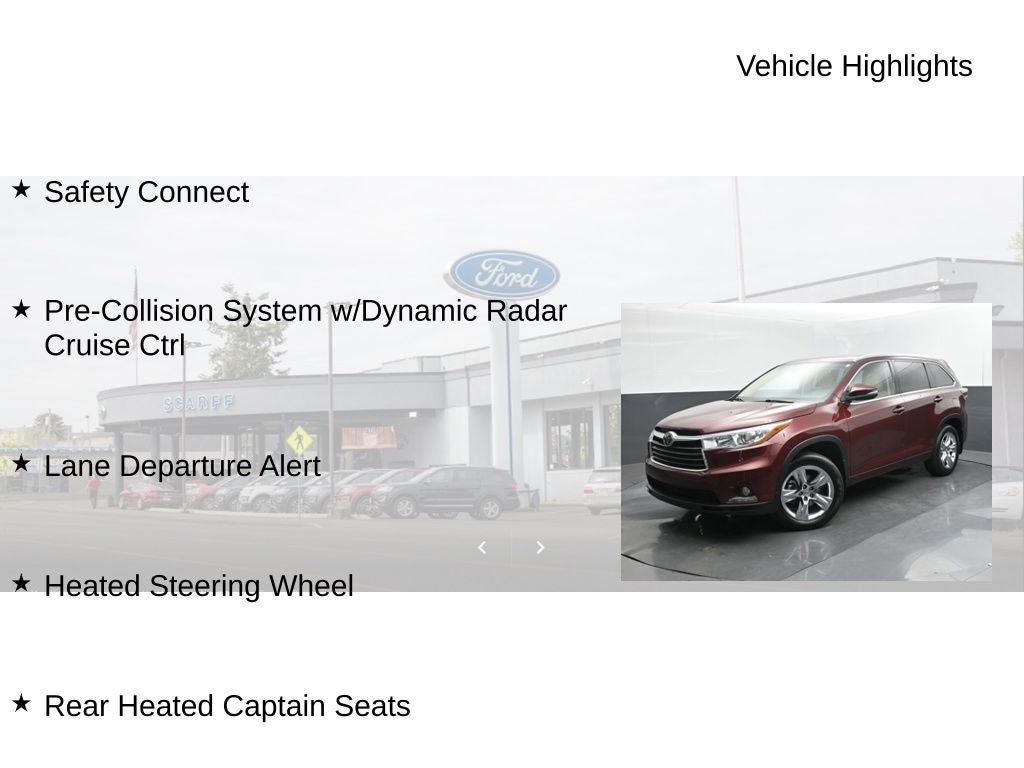 2014 Toyota Highlander Limited Platinum V6