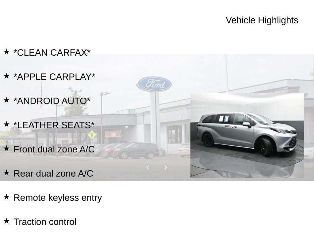 2021 Toyota Sienna XLE