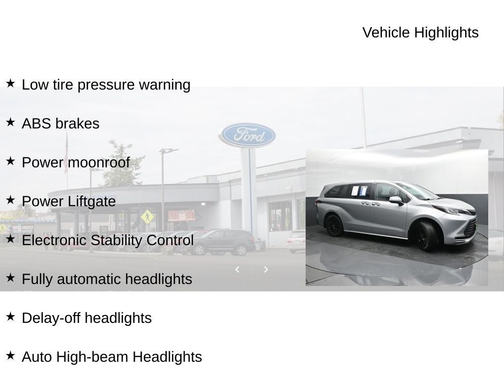 2021 Toyota Sienna XLE