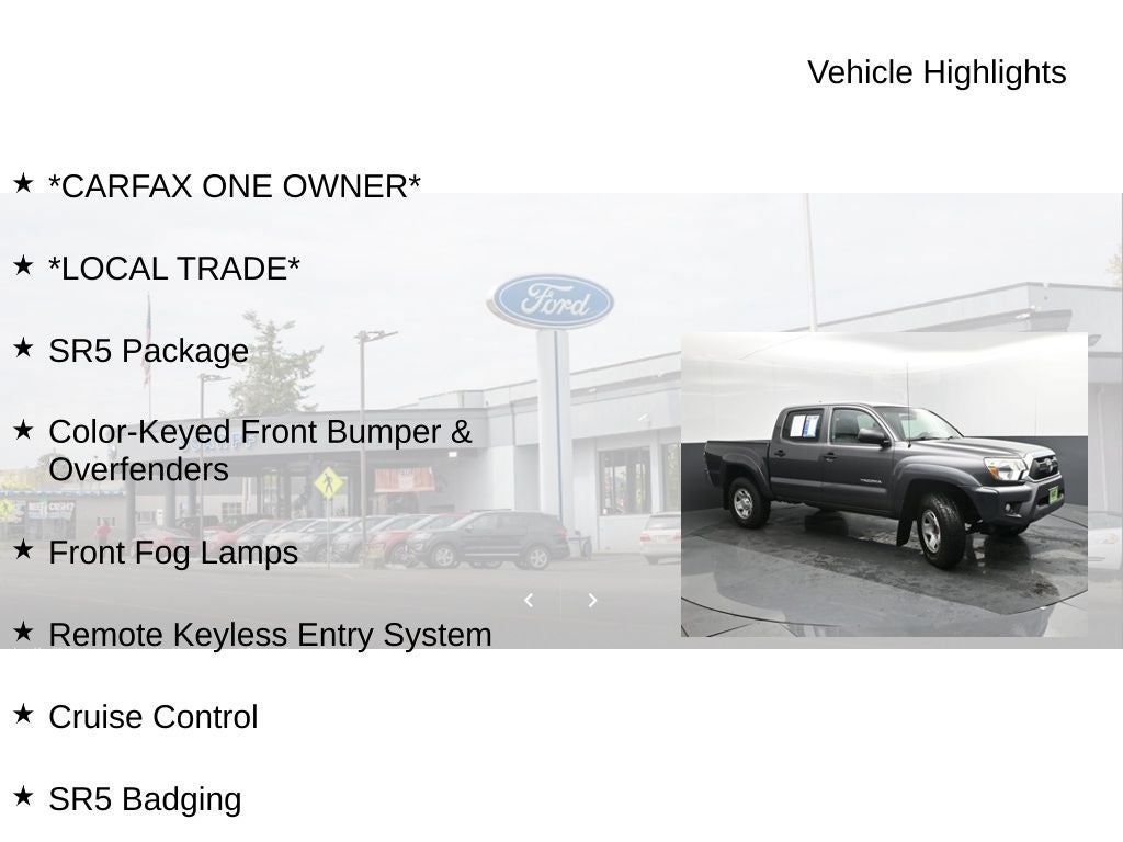 2015 Toyota Tacoma PreRunner V6