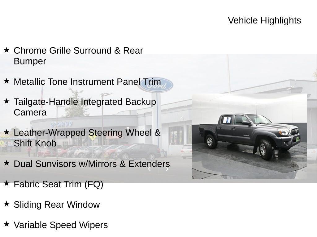 2015 Toyota Tacoma PreRunner V6