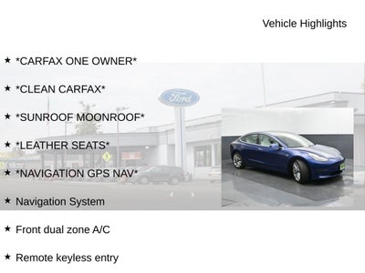 2019 Tesla Model 3 Standard Range Plus