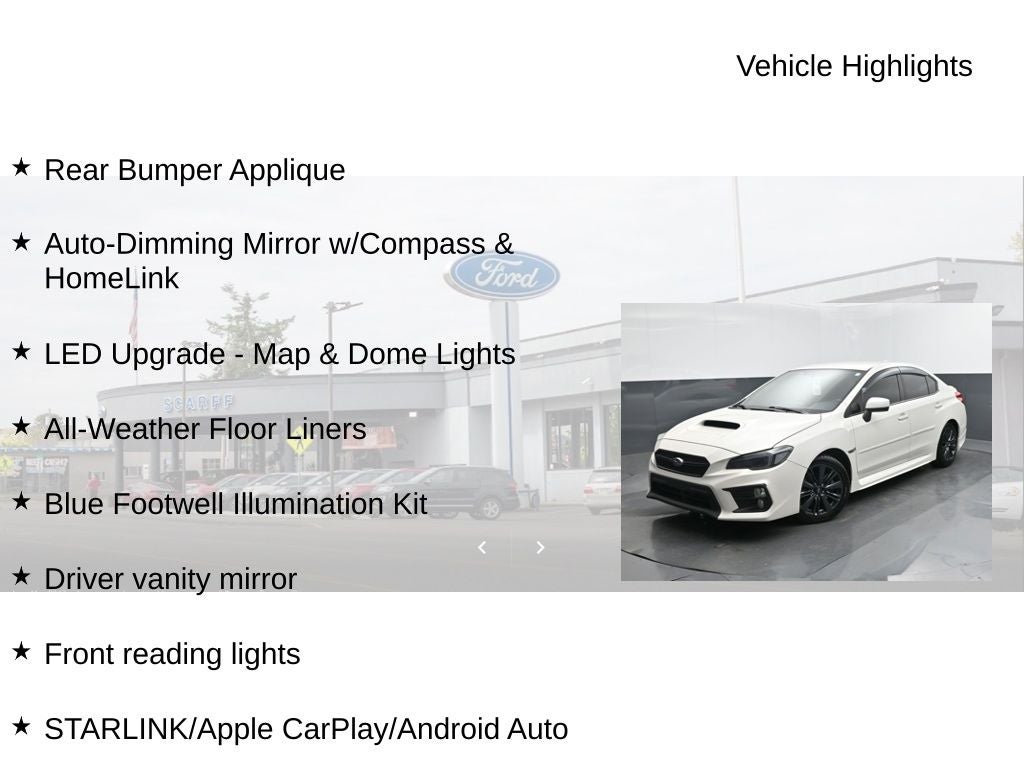 2019 Subaru WRX Base