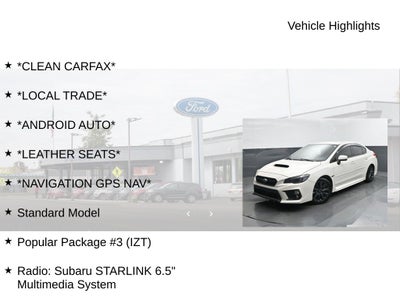 2019 Subaru WRX Base