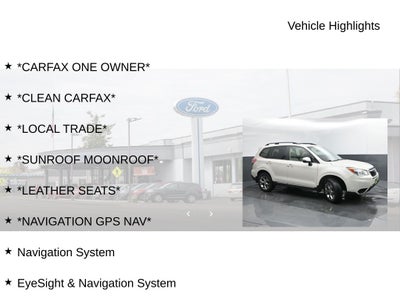 2016 Subaru Forester 2.5i Touring