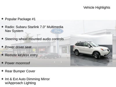 2016 Subaru Forester 2.5i Touring