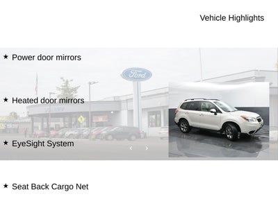 2016 Subaru Forester 2.5i Touring