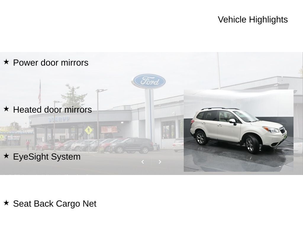 2016 Subaru Forester 2.5i Touring