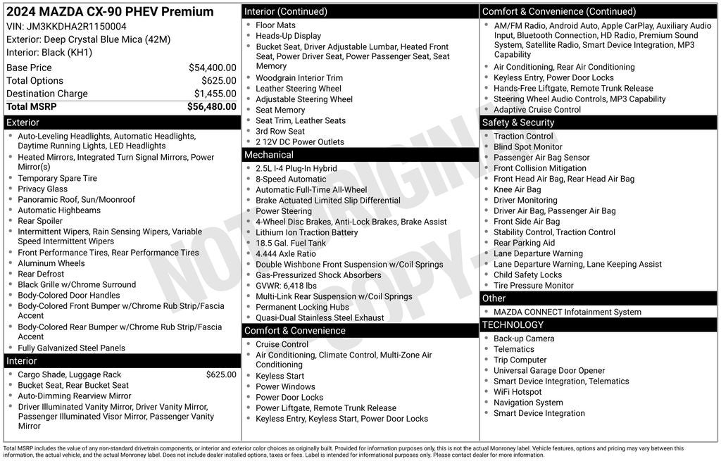 2024 Mazda CX-90 PHEV Premium Package's photo