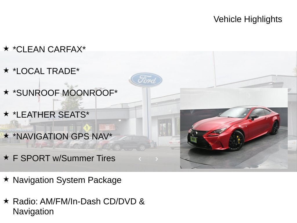 2015 Lexus RC 350