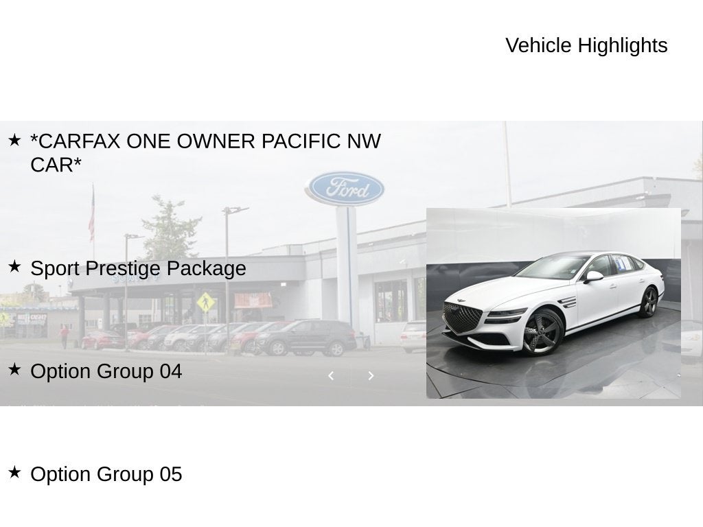2024 Genesis G80 3.5T