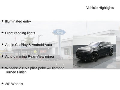 2020 Land Rover Range Rover Evoque R-Dynamic HSE