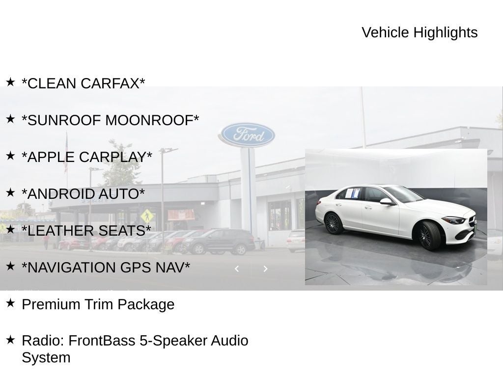 2023 Mercedes-Benz C-Class C 300