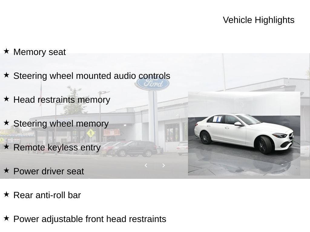 2023 Mercedes-Benz C-Class C 300