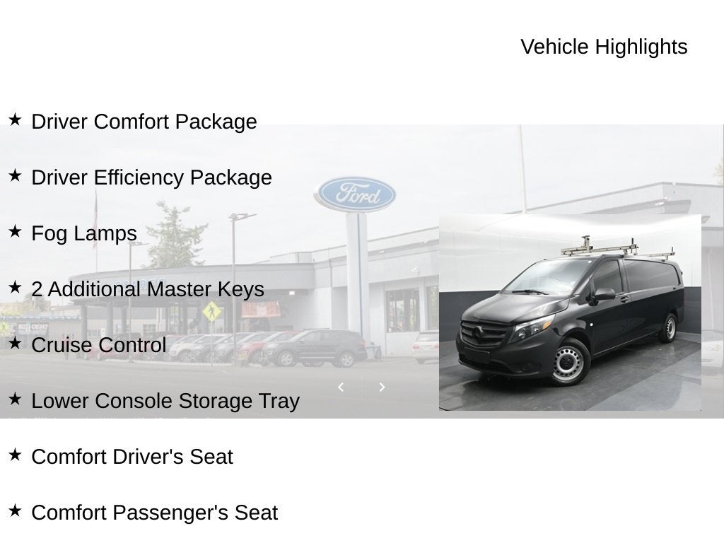 2020 Mercedes-Benz Metris Cargo
