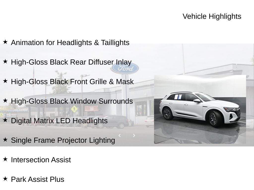 2024 Audi Q8 e-tron Prestige quattro