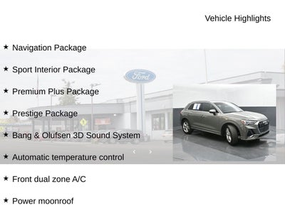 2020 Audi Q3 Prestige S line quattro
