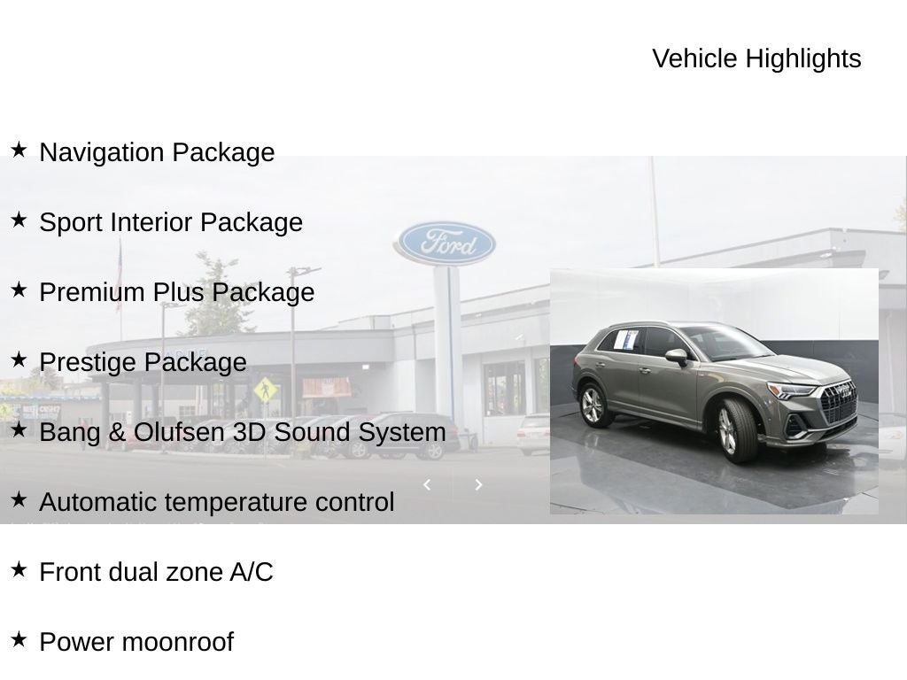 2020 Audi Q3 Prestige S line quattro