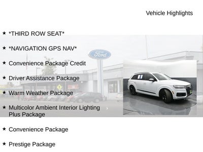 2019 Audi Q7 55 Prestige quattro