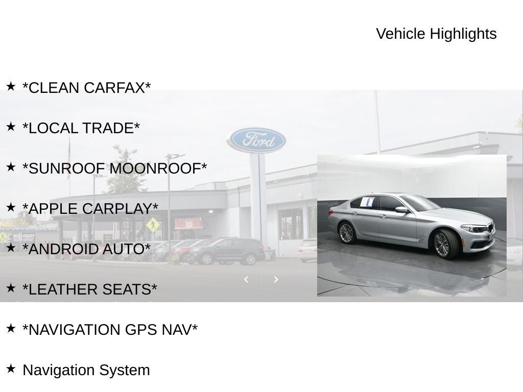 2019 BMW 5 Series 530i xDrive