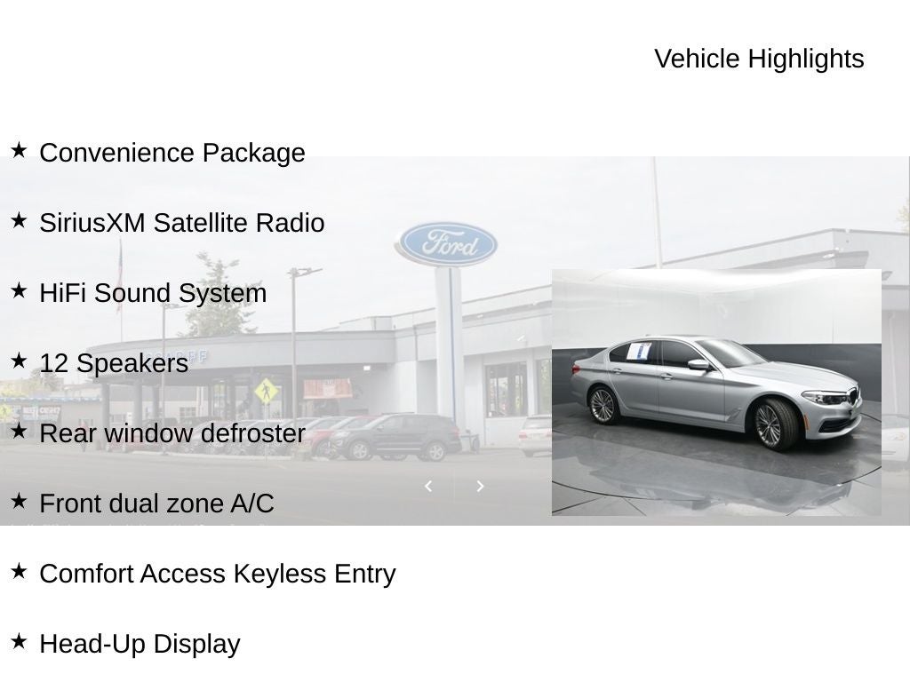 2019 BMW 5 Series 530i xDrive