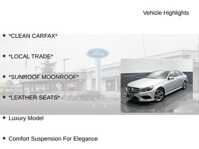 2014 Mercedes-Benz E-Class E 250 BlueTEC®