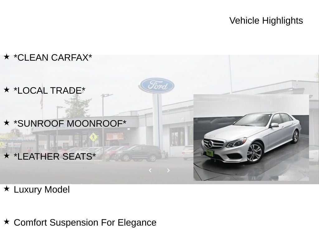 2014 Mercedes-Benz E-Class E 250 BlueTEC®