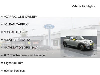 2020 MINI Cooper SE Electric Signature