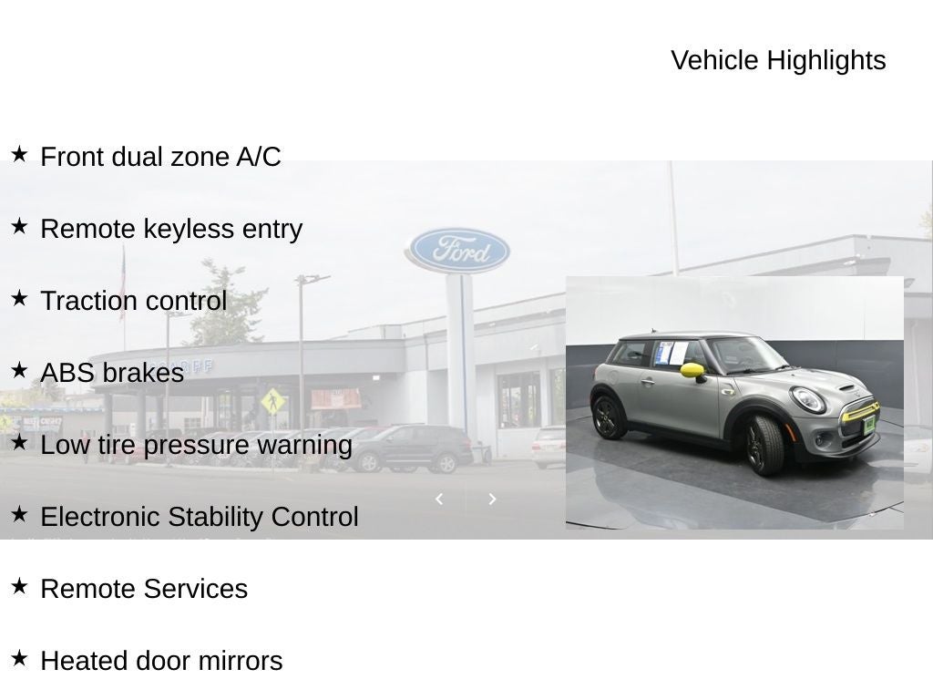 2020 MINI Cooper SE Electric Signature