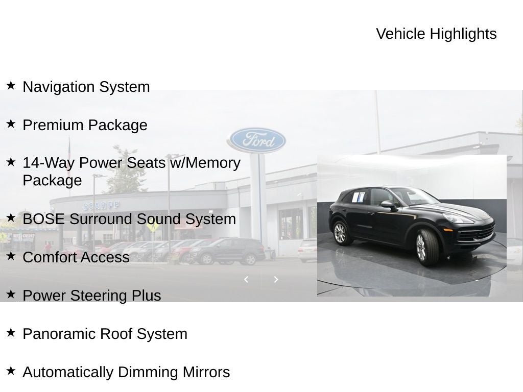 2021 Porsche Cayenne Base