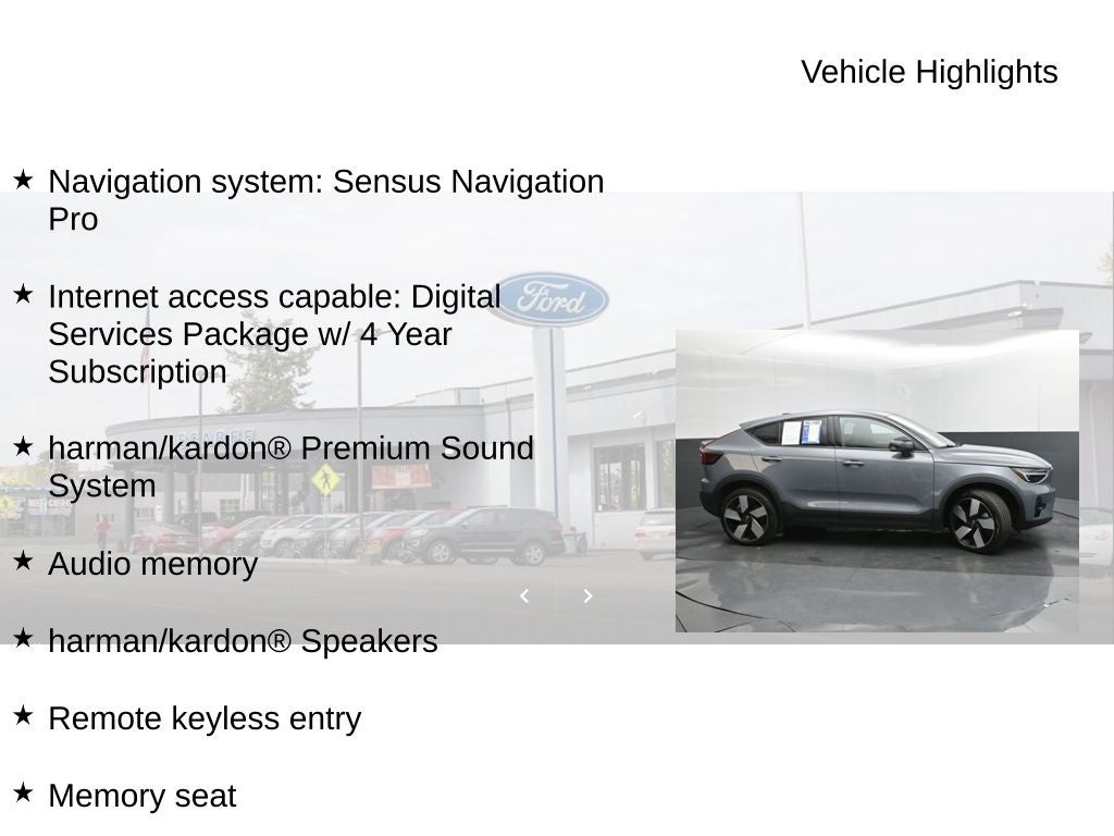 2023 Volvo C40 Recharge Pure Electric Ultimate EV