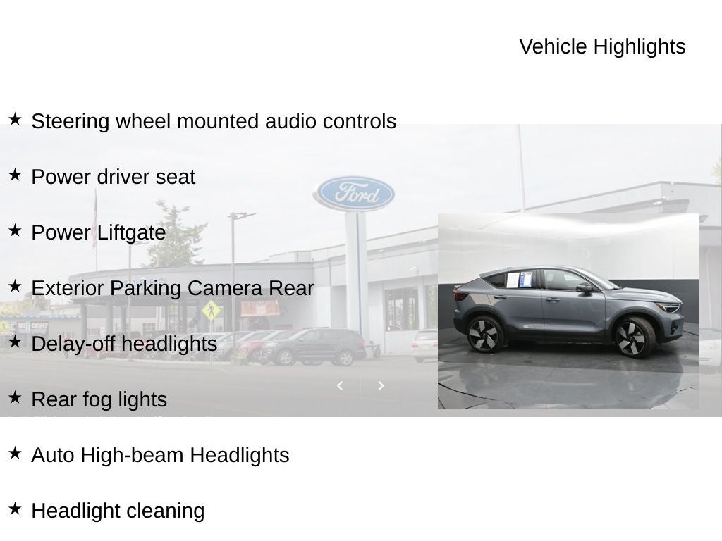 2023 Volvo C40 Recharge Pure Electric Ultimate EV