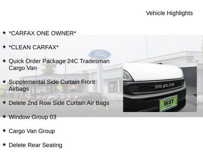 2021 RAM ProMaster City Tradesman