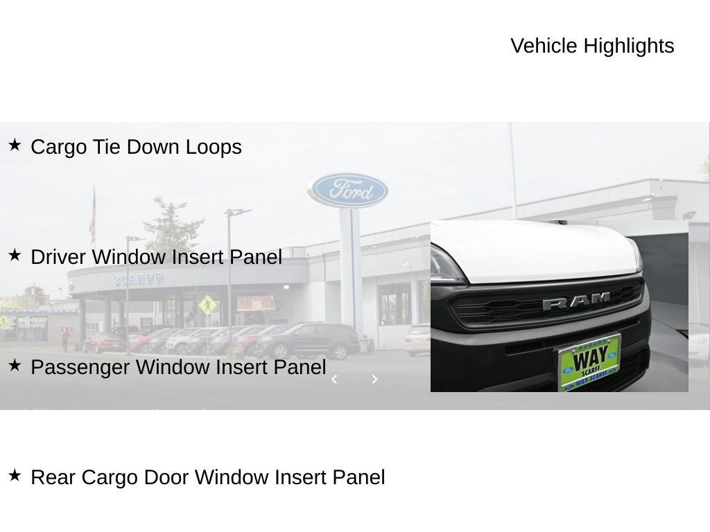 2021 RAM ProMaster City Tradesman