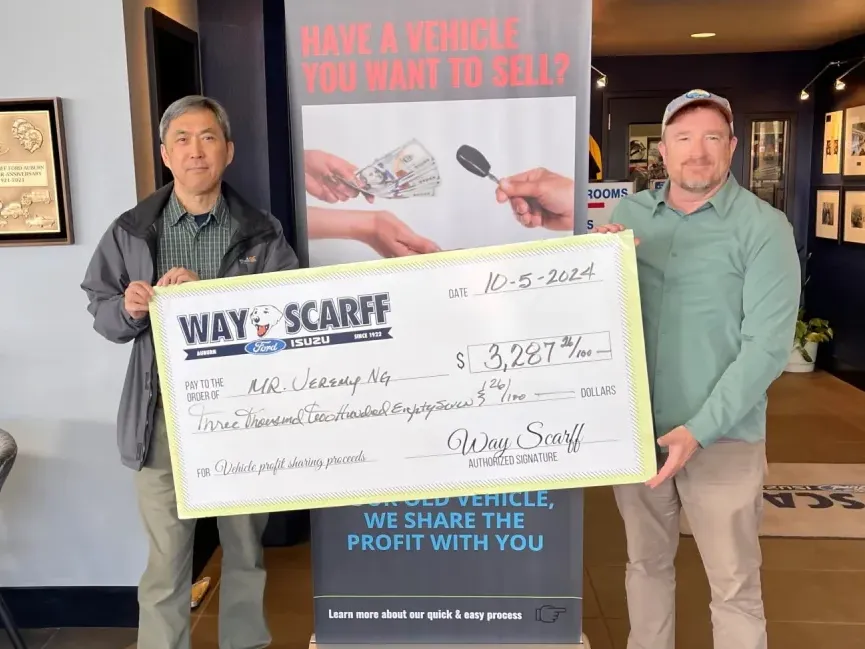 two men discussing or reviewing the content